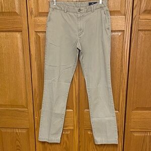 Vineyard Vines Men's Breaker Pants 33x34 Tan Chino Stretch Casual